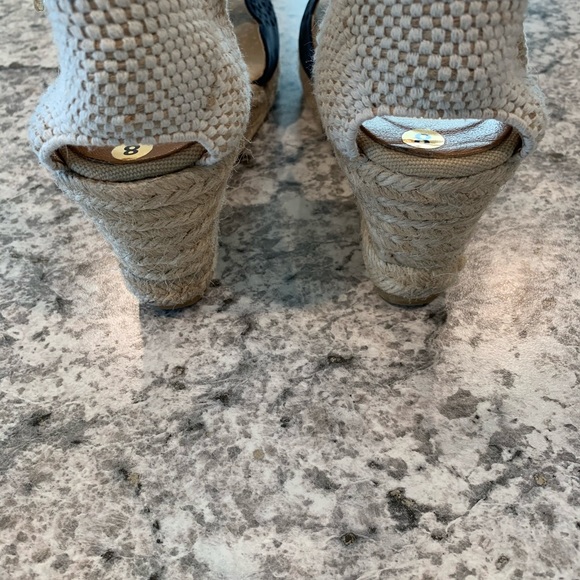 Sold New Kanna Blue Suede Platform Espadrilles. 8 - Picture 5 of 12